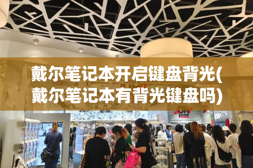 戴尔笔记本开启键盘背光(戴尔笔记本有背光键盘吗)