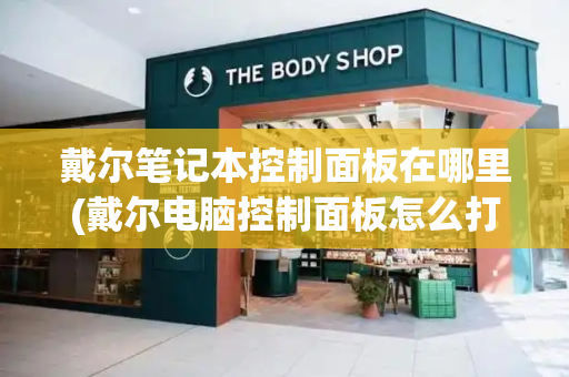 戴尔笔记本控制面板在哪里(戴尔电脑控制面板怎么打开)-第1张图片-星选测评