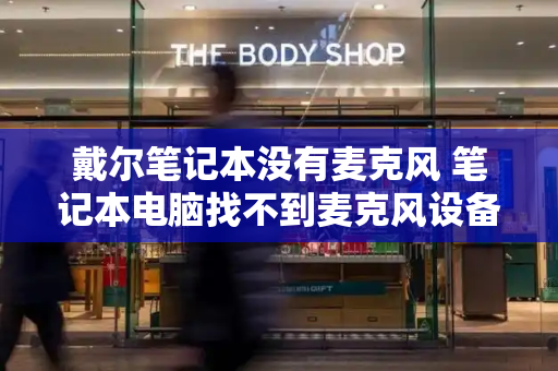 戴尔笔记本没有麦克风 笔记本电脑找不到麦克风设备-第1张图片-星选测评