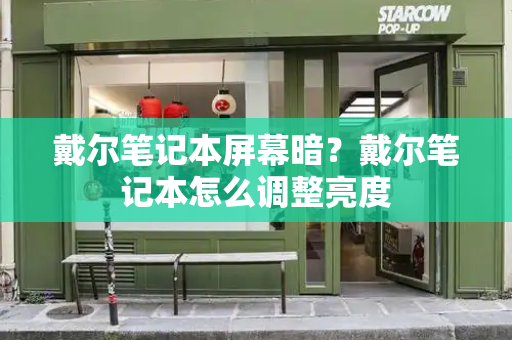 戴尔笔记本屏幕暗？戴尔笔记本怎么调整亮度-第1张图片-星选测评