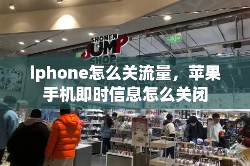 iphone怎么关流量，苹果手机即时信息怎么关闭
