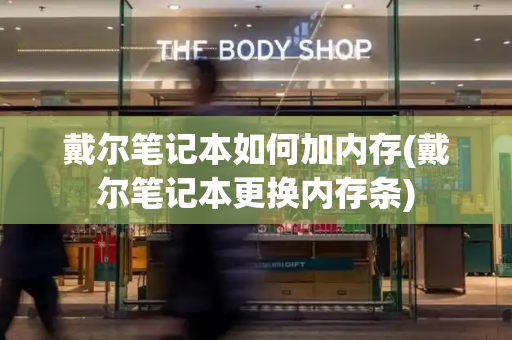 戴尔笔记本如何加内存(戴尔笔记本更换内存条)-第1张图片-星选测评