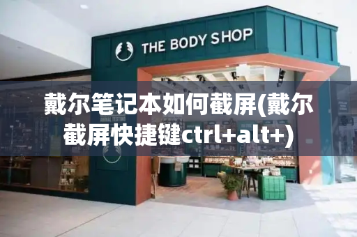 戴尔笔记本如何截屏(戴尔截屏快捷键ctrl+alt+)