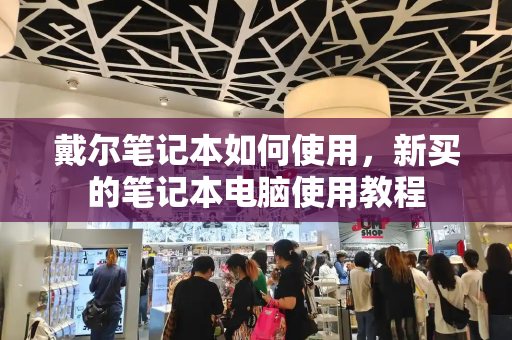 戴尔笔记本如何使用，新买的笔记本电脑使用教程