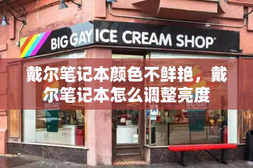 戴尔笔记本颜色不鲜艳，戴尔笔记本怎么调整亮度-第1张图片-星选测评