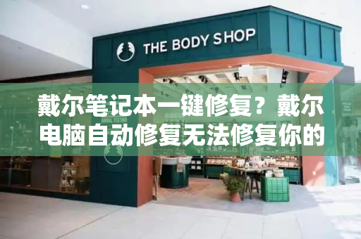 戴尔笔记本一键修复？戴尔电脑自动修复无法修复你的电脑-第1张图片-星选测评