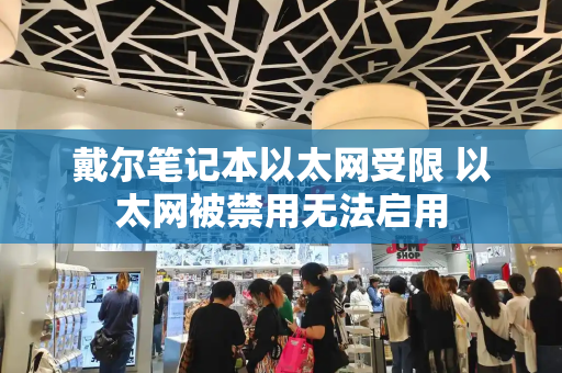 戴尔笔记本以太网受限 以太网被禁用无法启用-第1张图片-星选测评