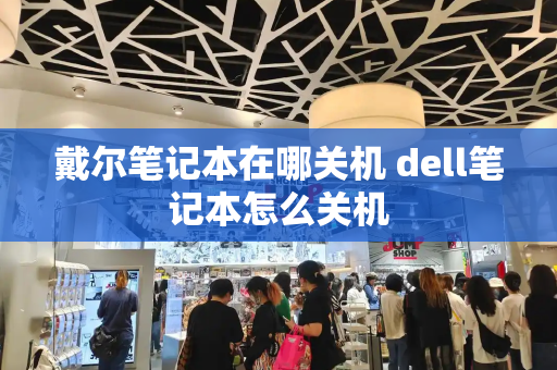 戴尔笔记本在哪关机 dell笔记本怎么关机-第1张图片-星选测评