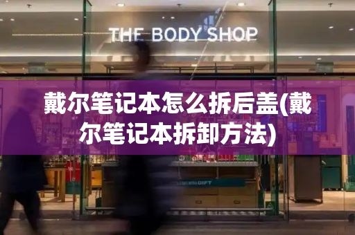戴尔笔记本怎么拆后盖(戴尔笔记本拆卸方法)-第1张图片-星选测评