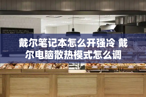 戴尔笔记本怎么开强冷 戴尔电脑散热模式怎么调-第1张图片-星选测评