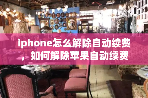 iphone怎么解除自动续费，如何解除苹果自动续费-第1张图片-星选测评