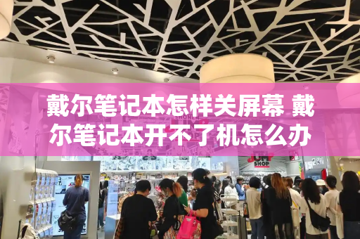 戴尔笔记本怎样关屏幕 戴尔笔记本开不了机怎么办-第1张图片-星选测评