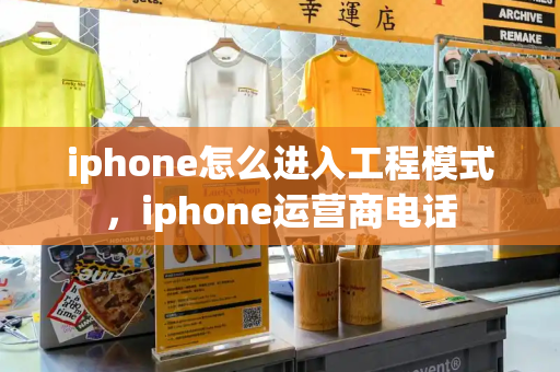 iphone怎么进入工程模式，iphone运营商电话