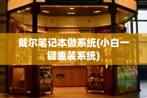 戴尔笔记本做系统(小白一键重装系统)