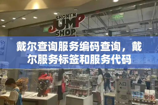 戴尔查询服务编码查询，戴尔服务标签和服务代码-第1张图片-星选测评