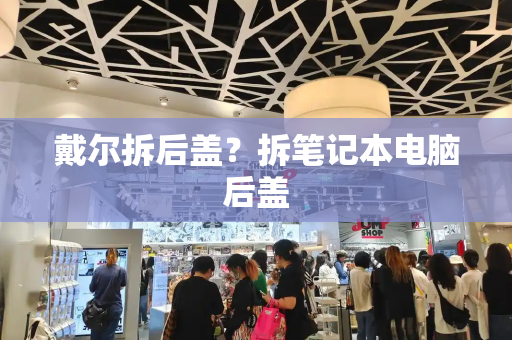 戴尔拆后盖？拆笔记本电脑后盖