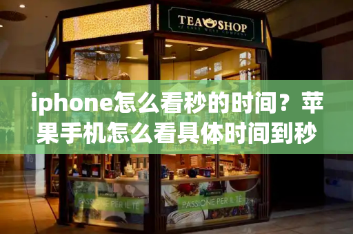 iphone怎么看秒的时间？苹果手机怎么看具体时间到秒