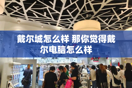 戴尔城怎么样 那你觉得戴尔电脑怎么样-第1张图片-星选测评