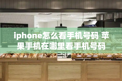 iphone怎么看手机号码 苹果手机在哪里看手机号码