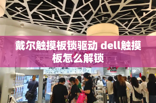 戴尔触摸板锁驱动 dell触摸板怎么解锁