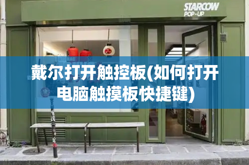 戴尔打开触控板(如何打开电脑触摸板快捷键)