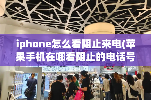 iphone怎么看阻止来电(苹果手机在哪看阻止的电话号码)