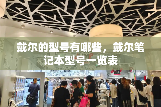 戴尔的型号有哪些，戴尔笔记本型号一览表-第1张图片-星选测评