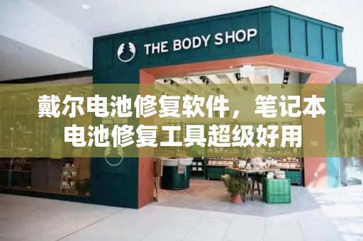 戴尔电池修复软件，笔记本电池修复工具超级好用