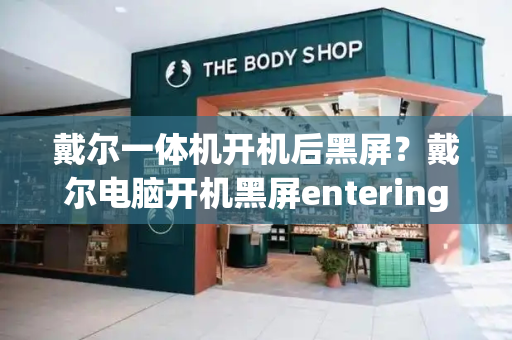 戴尔一体机开机后黑屏？戴尔电脑开机黑屏entering-第1张图片-星选测评