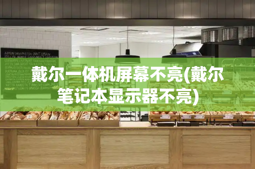 戴尔一体机屏幕不亮(戴尔笔记本显示器不亮)