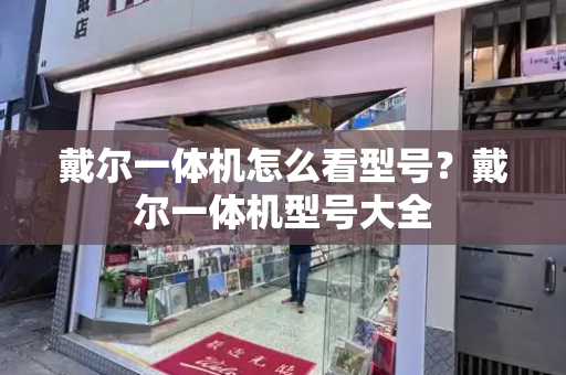 戴尔一体机怎么看型号？戴尔一体机型号大全