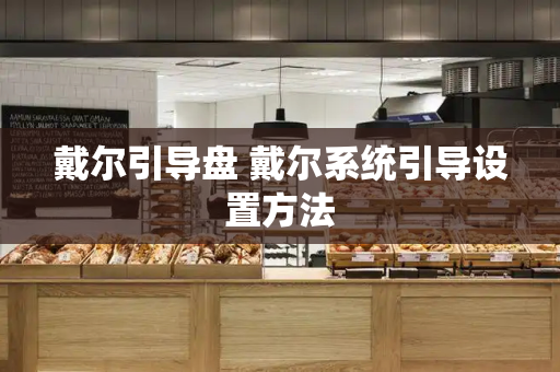 戴尔引导盘 戴尔系统引导设置方法-第1张图片-星选测评