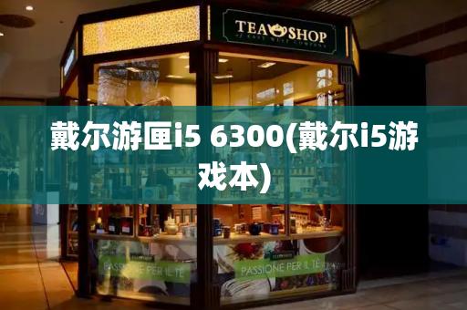 戴尔游匣i5 6300(戴尔i5游戏本)-第1张图片-星选测评