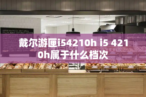 戴尔游匣i54210h i5 4210h属于什么档次-第1张图片-星选测评