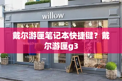 戴尔游匣笔记本快捷键？戴尔游匣g3