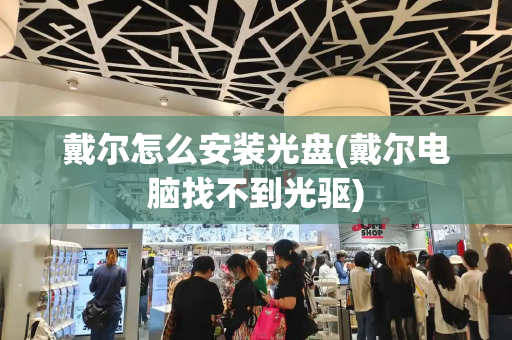 戴尔怎么安装光盘(戴尔电脑找不到光驱)-第1张图片-星选测评