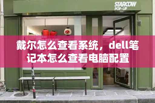 戴尔怎么查看系统，dell笔记本怎么查看电脑配置-第1张图片-星选测评