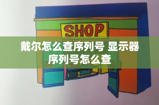 戴尔怎么查序列号 显示器序列号怎么查