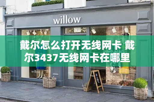 戴尔怎么打开无线网卡 戴尔3437无线网卡在哪里