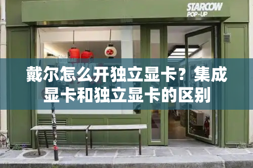 戴尔怎么开独立显卡？集成显卡和独立显卡的区别