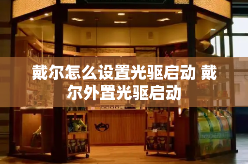 戴尔怎么设置光驱启动 戴尔外置光驱启动