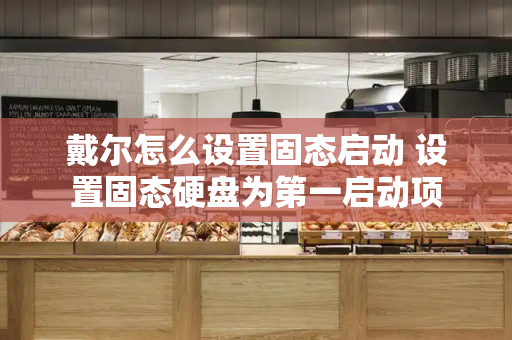 戴尔怎么设置固态启动 设置固态硬盘为第一启动项