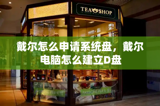 戴尔怎么申请系统盘，戴尔电脑怎么建立D盘-第1张图片-星选测评