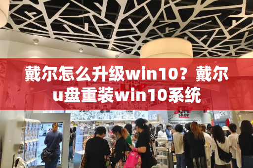 戴尔怎么升级win10？戴尔u盘重装win10系统