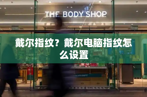 戴尔指纹？戴尔电脑指纹怎么设置