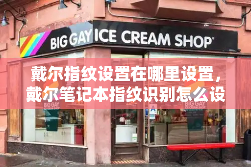 戴尔指纹设置在哪里设置，戴尔笔记本指纹识别怎么设置