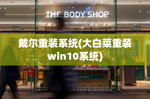 戴尔重装系统(大白菜重装win10系统)