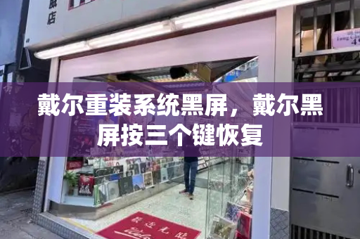 戴尔重装系统黑屏，戴尔黑屏按三个键恢复