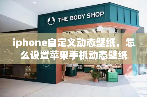 iphone自定义动态壁纸，怎么设置苹果手机动态壁纸