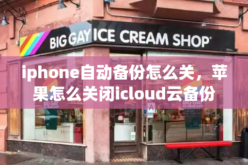 iphone自动备份怎么关，苹果怎么关闭icloud云备份-第1张图片-星选测评